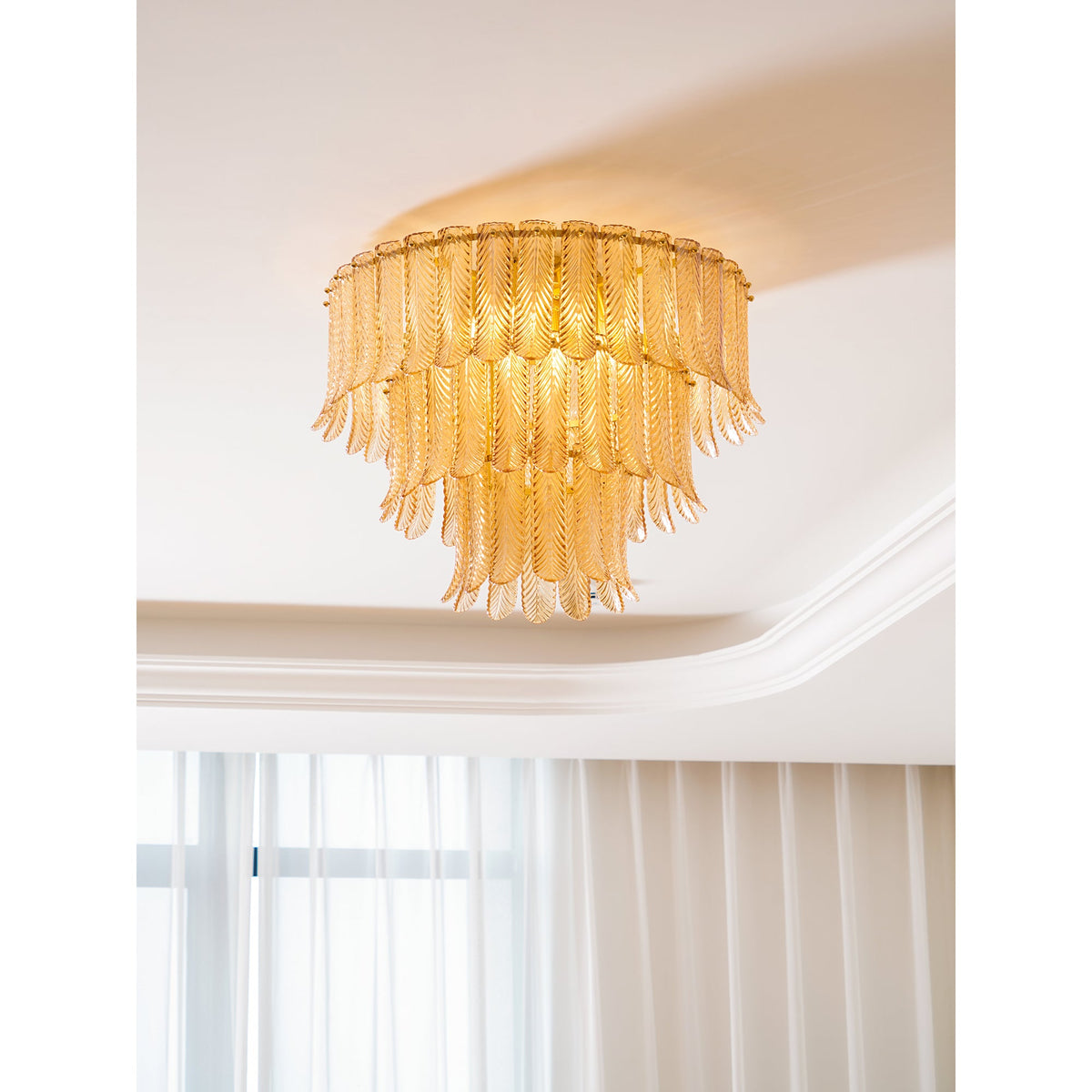 Plume Glass Ceiling Light