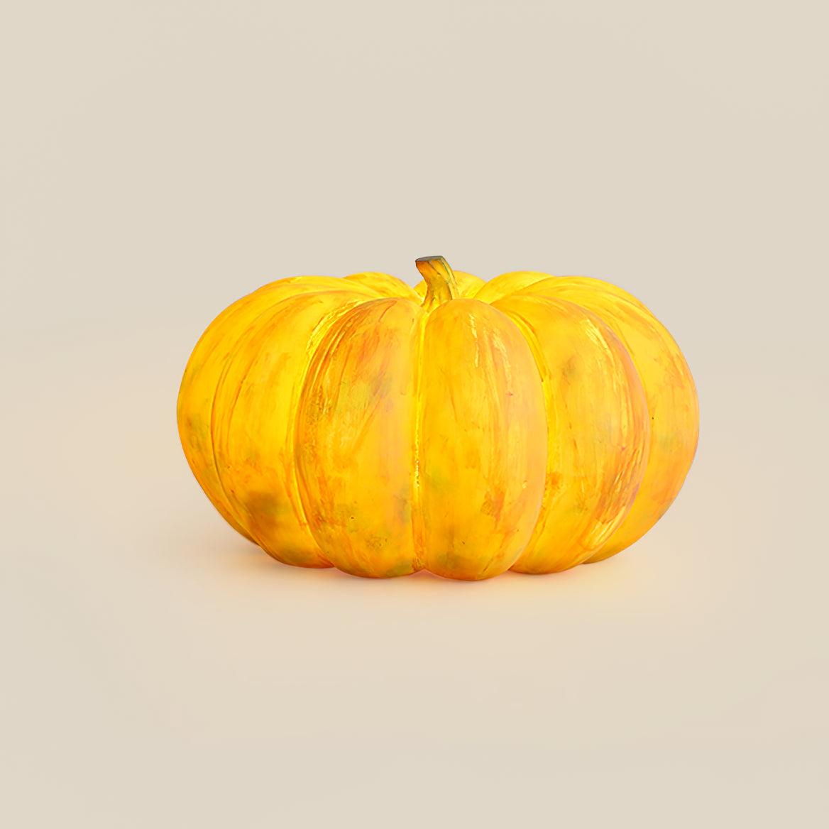 Portable Pumpkin Built-in Battery Table Lamp ∅ 7.1″ x H 4.7″ / Dia 18cm x H 12cm / Yellow / USB Table lamp