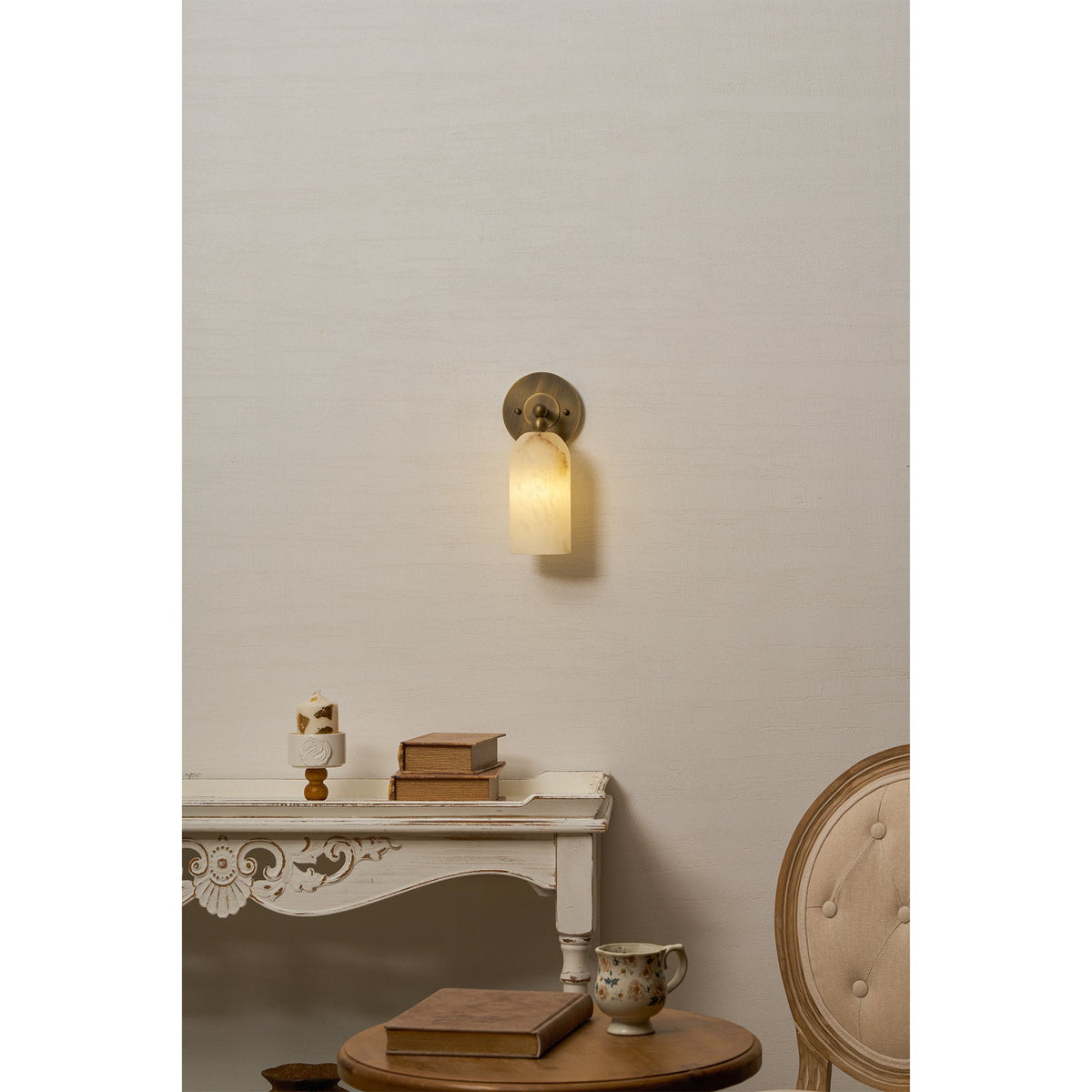 Pratt Alabaster Wall Sconce