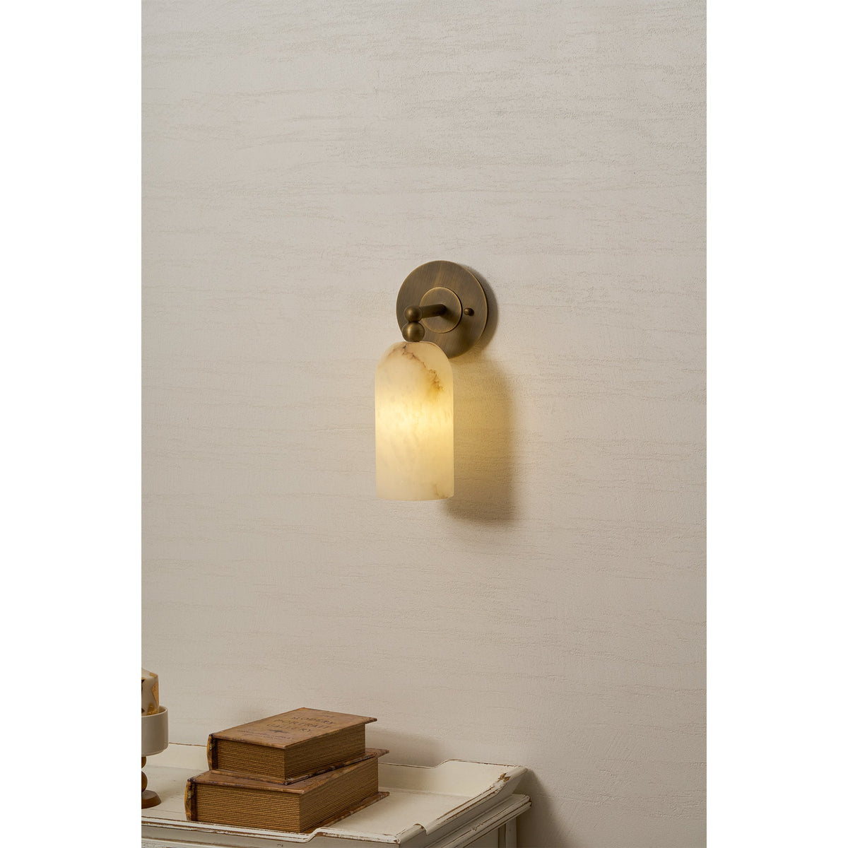 Pratt Alabaster Wall Sconce