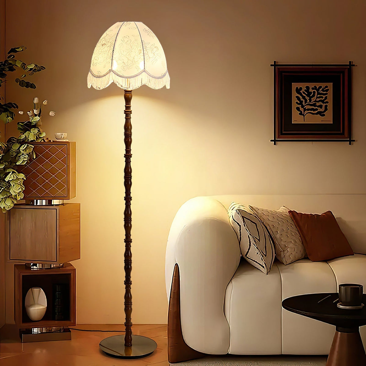 Printed Tassel Floor Lamp Floor lamp