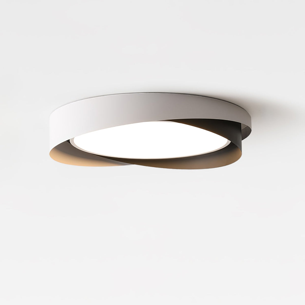 Quinn Ceiling Light ? 23.6″ x H 3.5″ / Dia 60cm x H 9cm (Power: ~48W) / Black & White / Warm Light Ceiling lamp