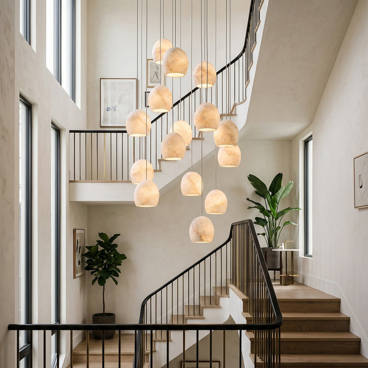 Arica Alabaster Chandelier