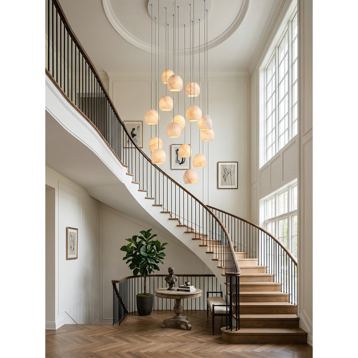 Arica Alabaster Chandelier