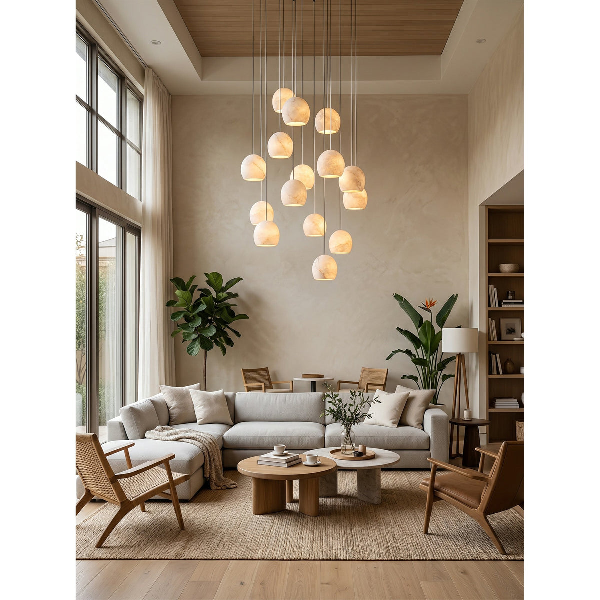 Arica Alabaster Chandelier