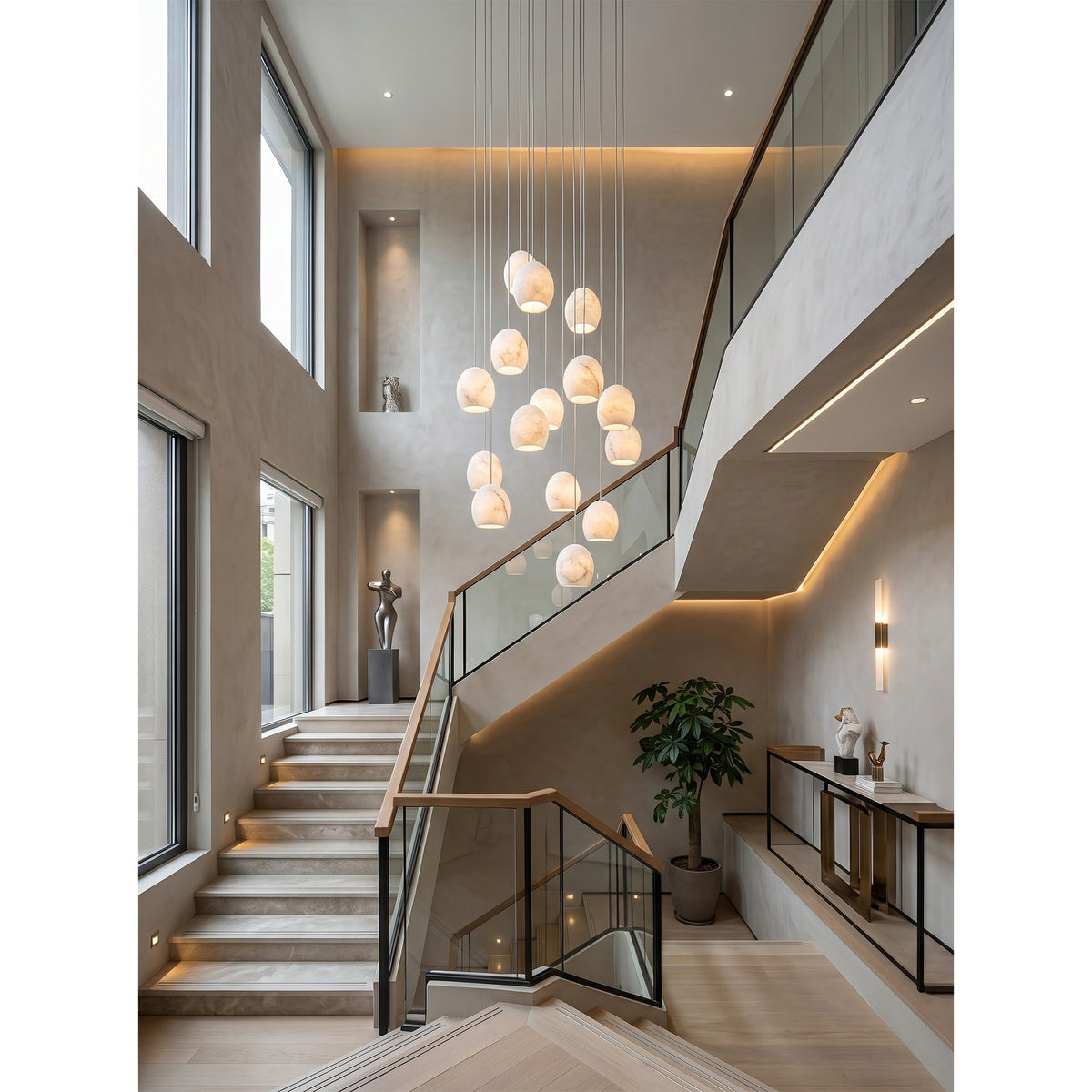 Arica Alabaster Chandelier