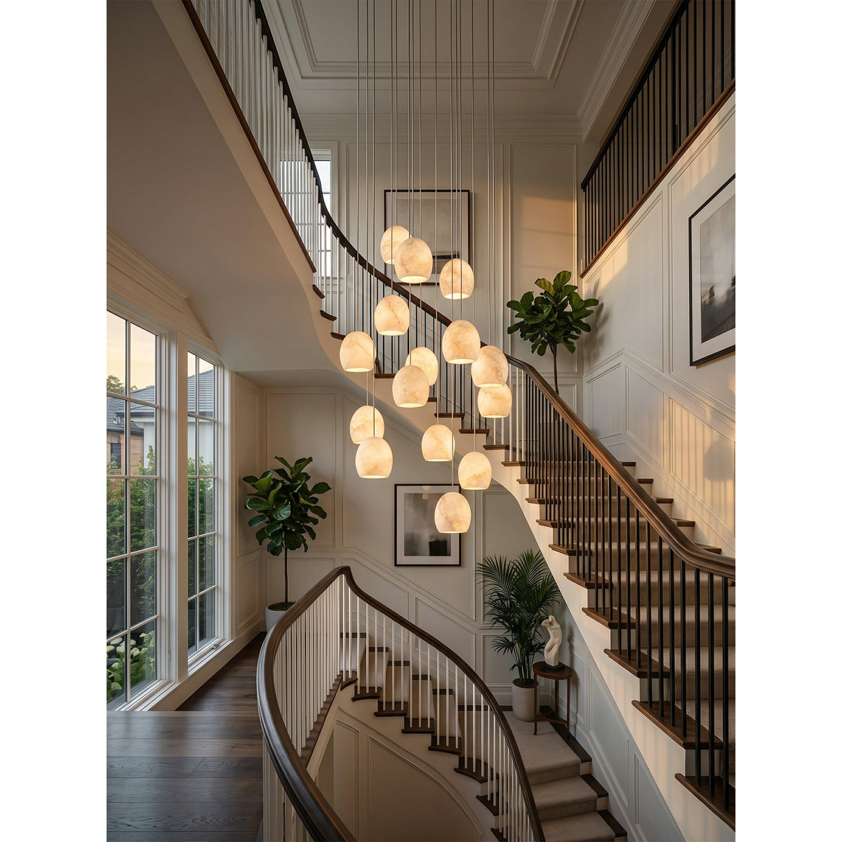 Arica Alabaster Chandelier