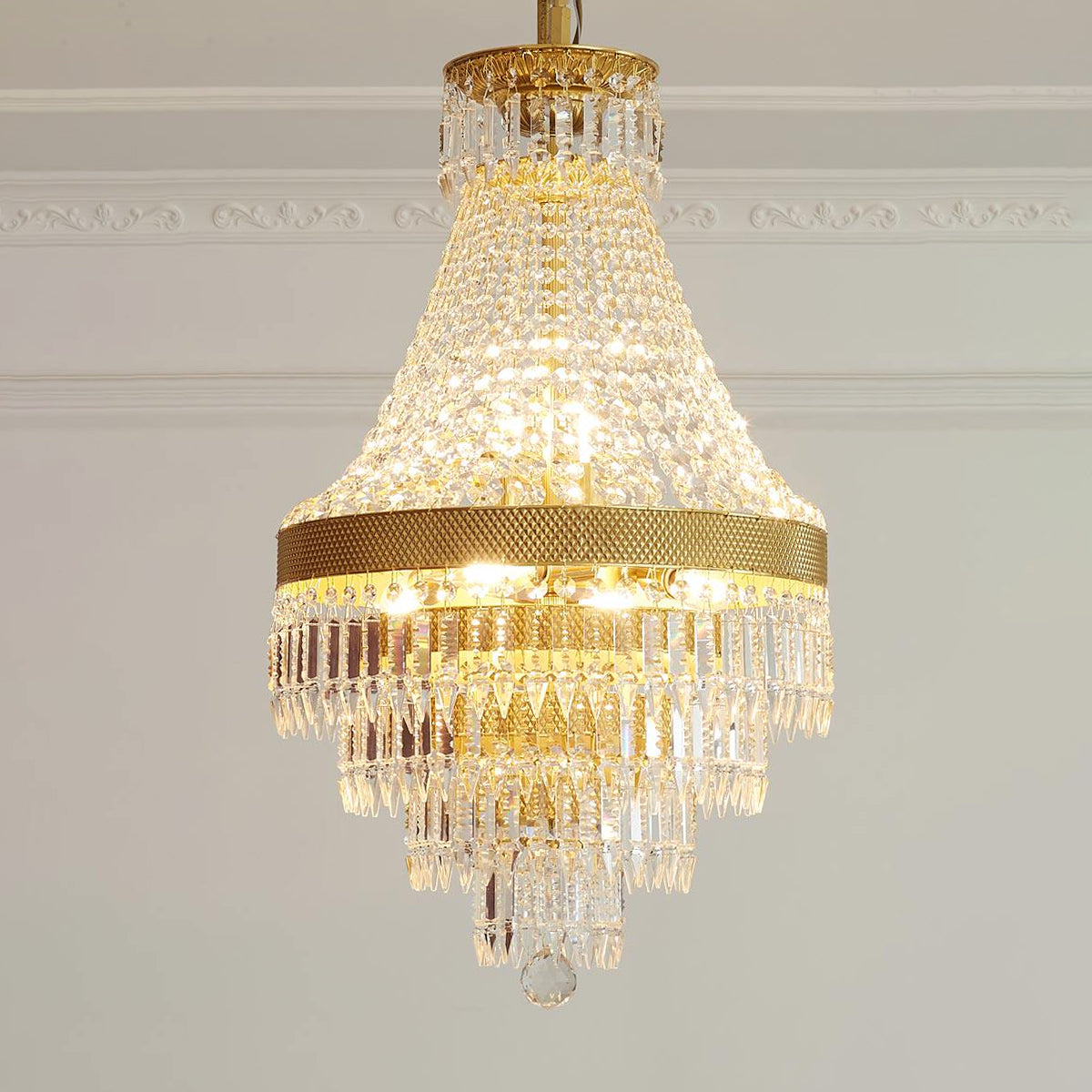 Adele Crystal Waterfall Chandelier