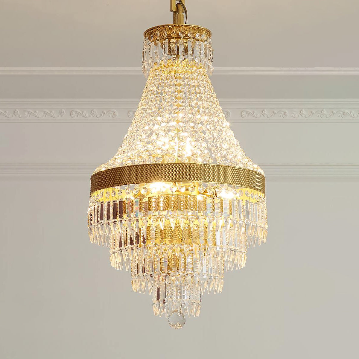 Adele Crystal Waterfall Chandelier