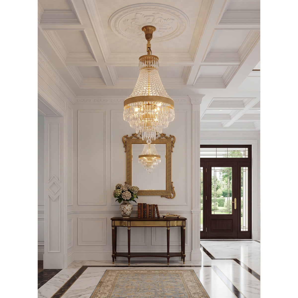 Adele Crystal Waterfall Chandelier