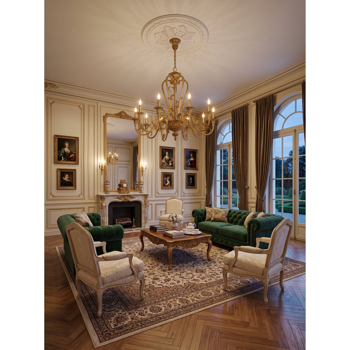 Arundel Open Cage Chandelier