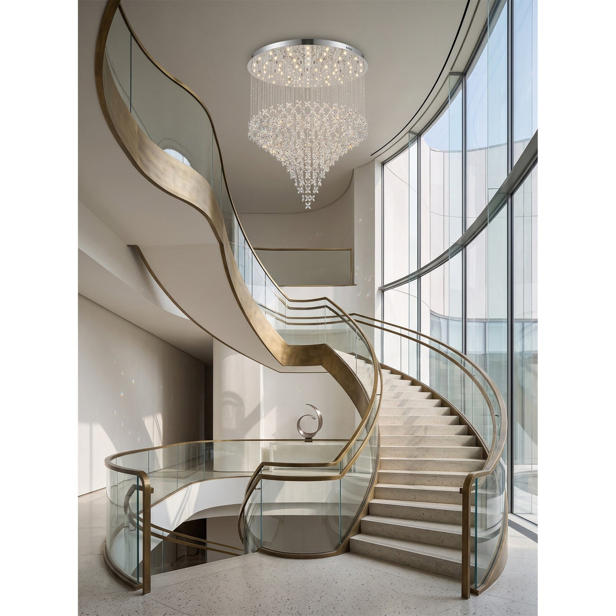 Athena Butterfly Crystal Chandelier