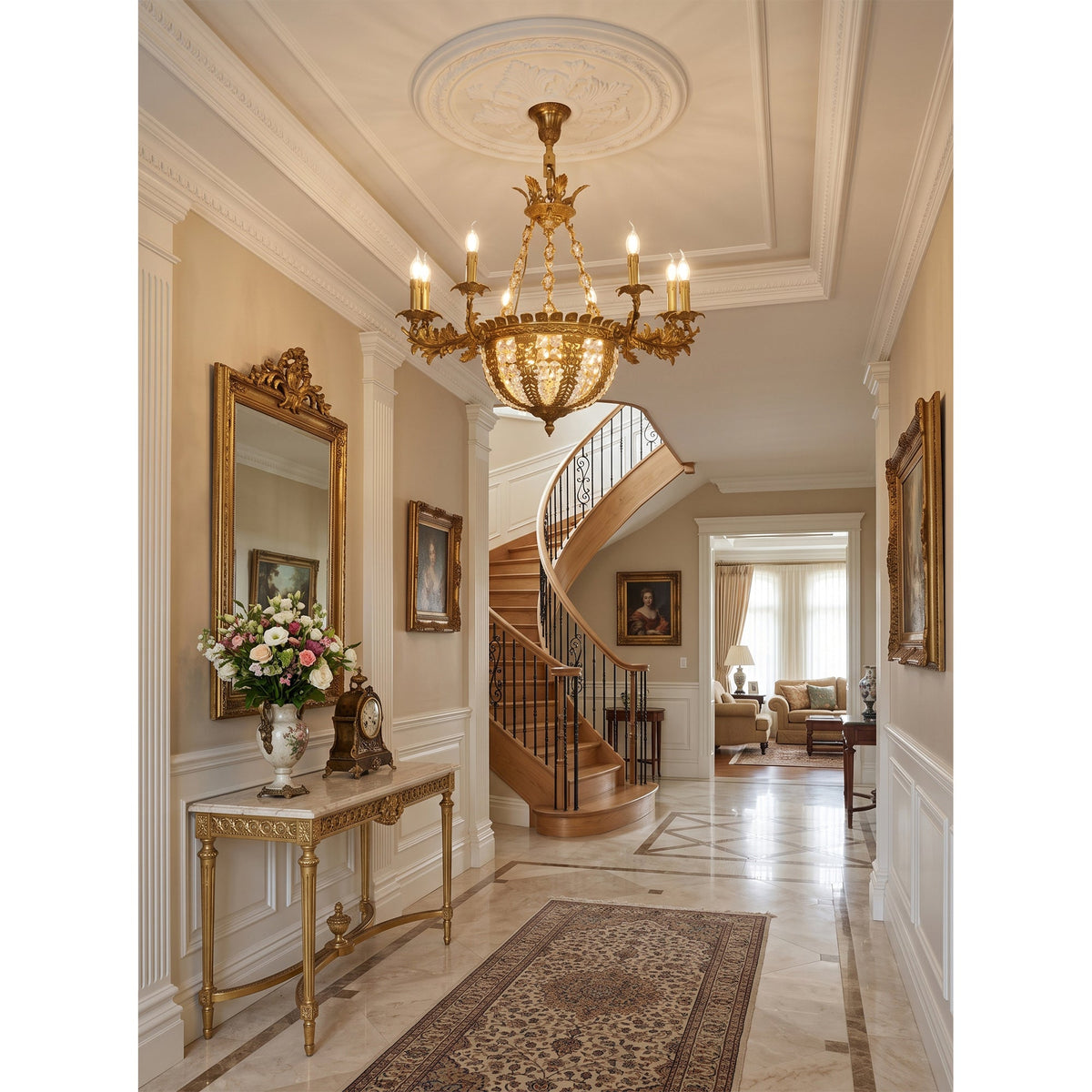 Belvoir Crystal Chandelier