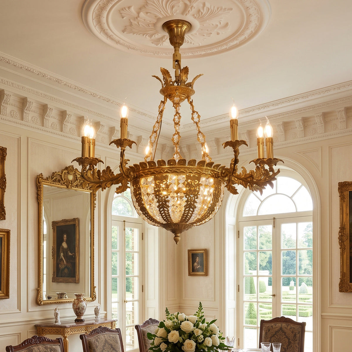 Belvoir Crystal Chandelier