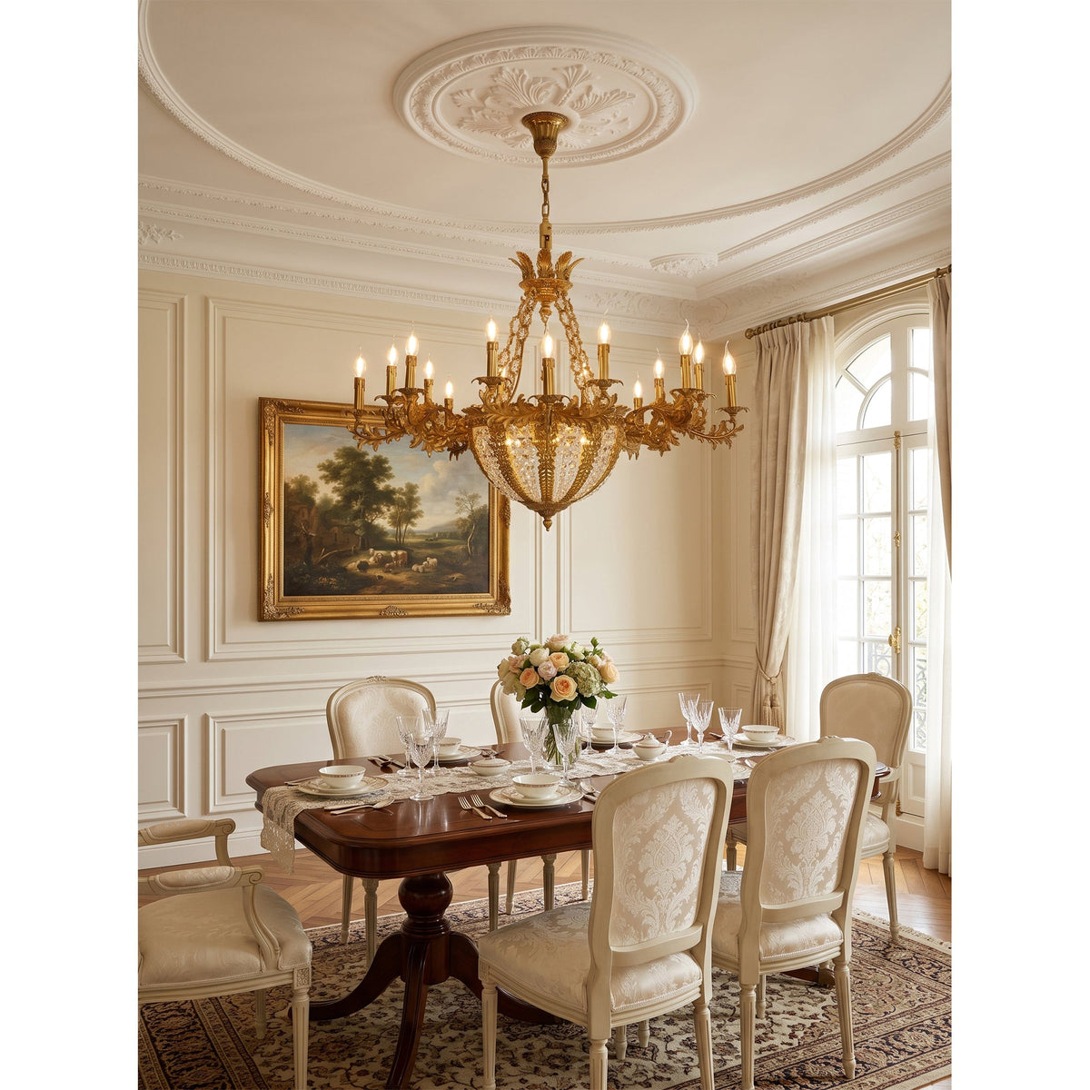 Belvoir Crystal Chandelier