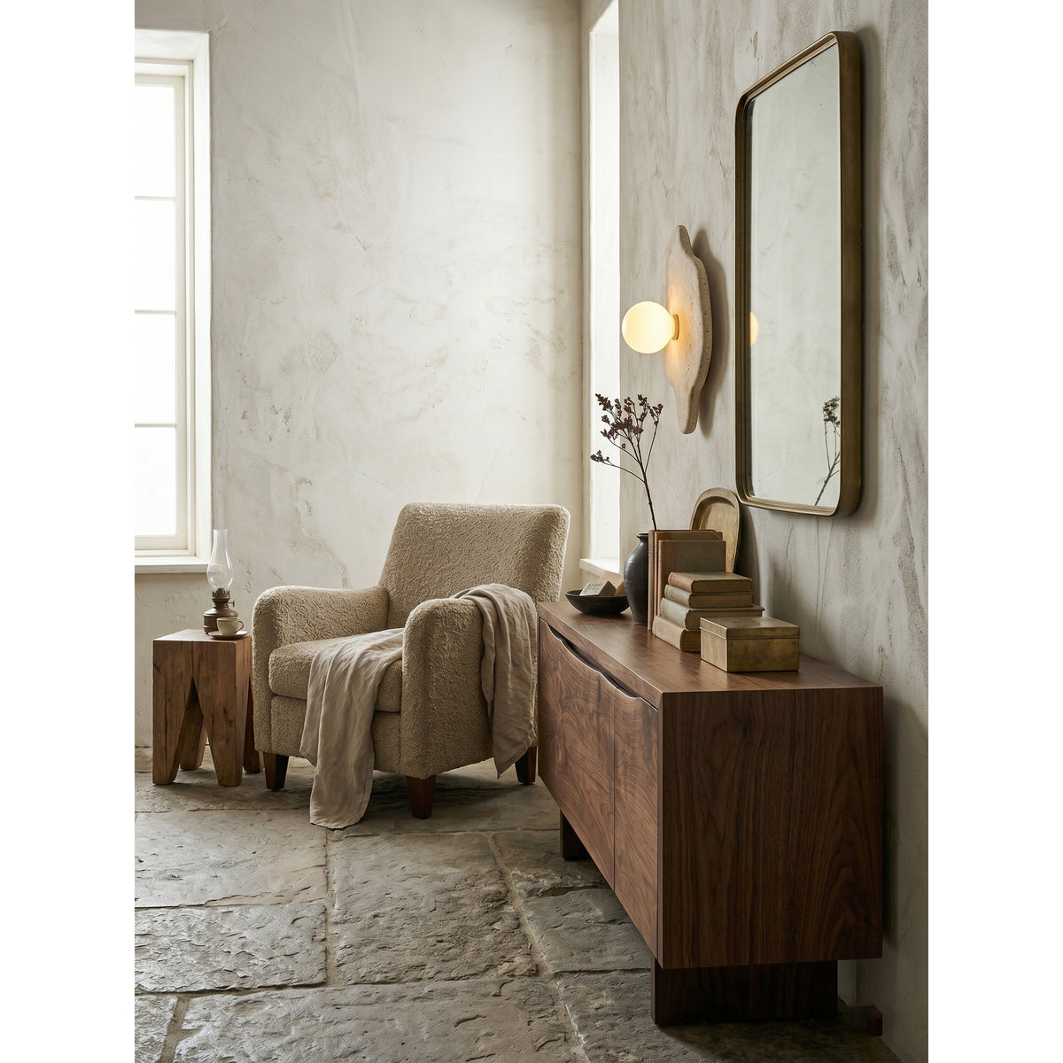 Blob Marble Wall Sconce