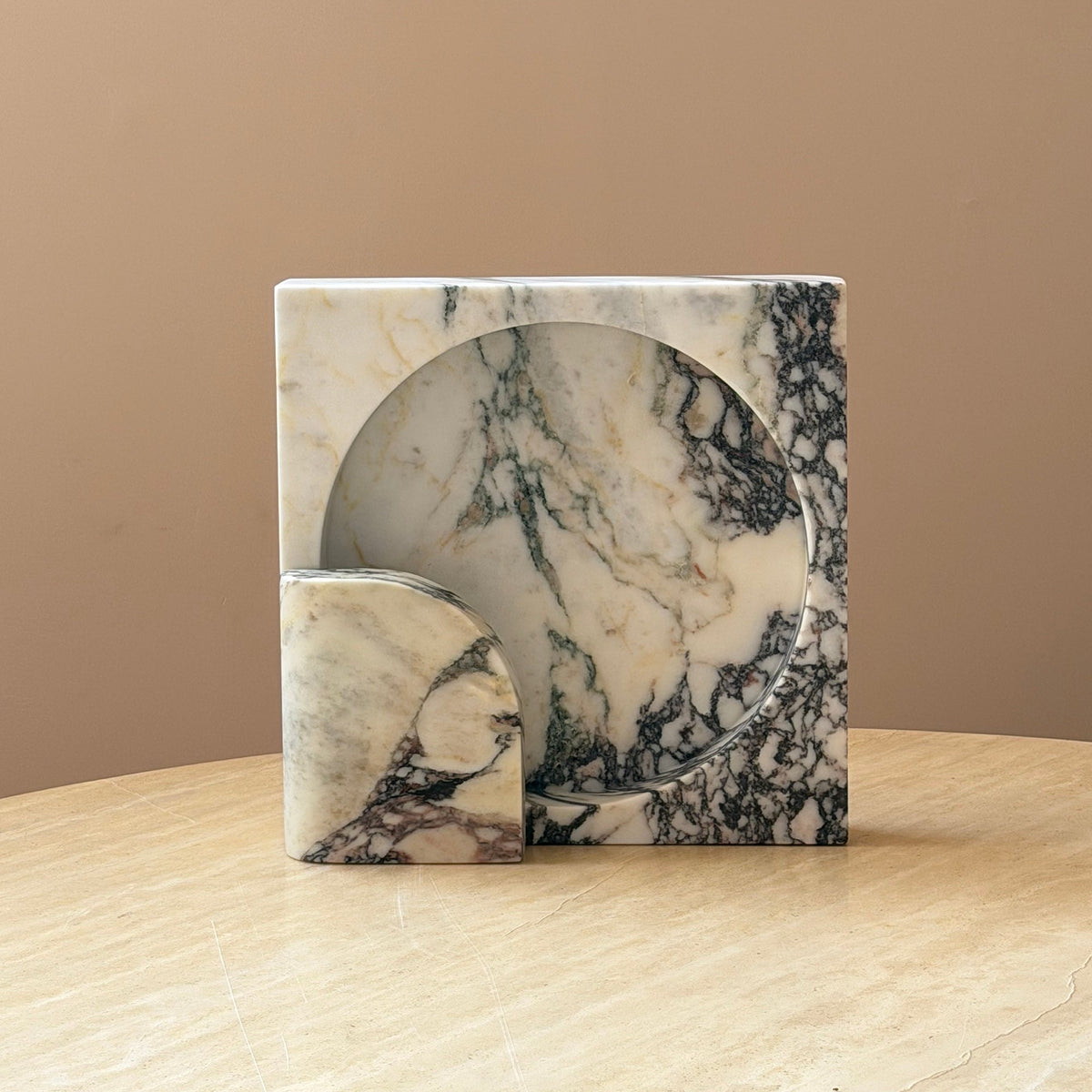 Block Piece Marble Table Lamp