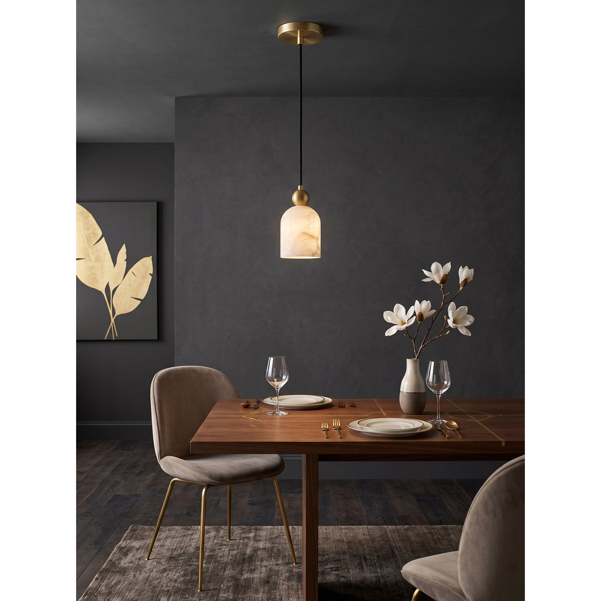 Bombelles Alabaster Pendant Lamp