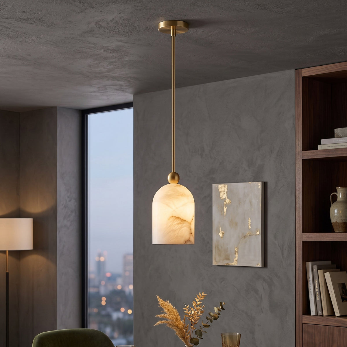 Bombelles Alabaster Pendant Lamp