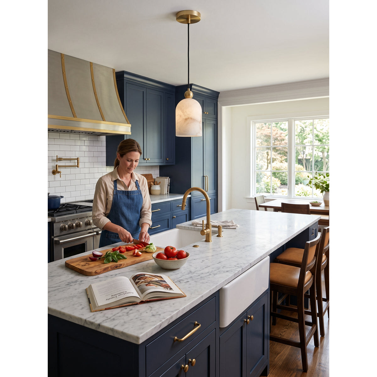 Bombelles Alabaster Pendant Lamp