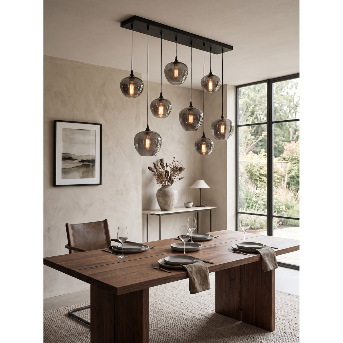Bottle Glass Pendant Lamp