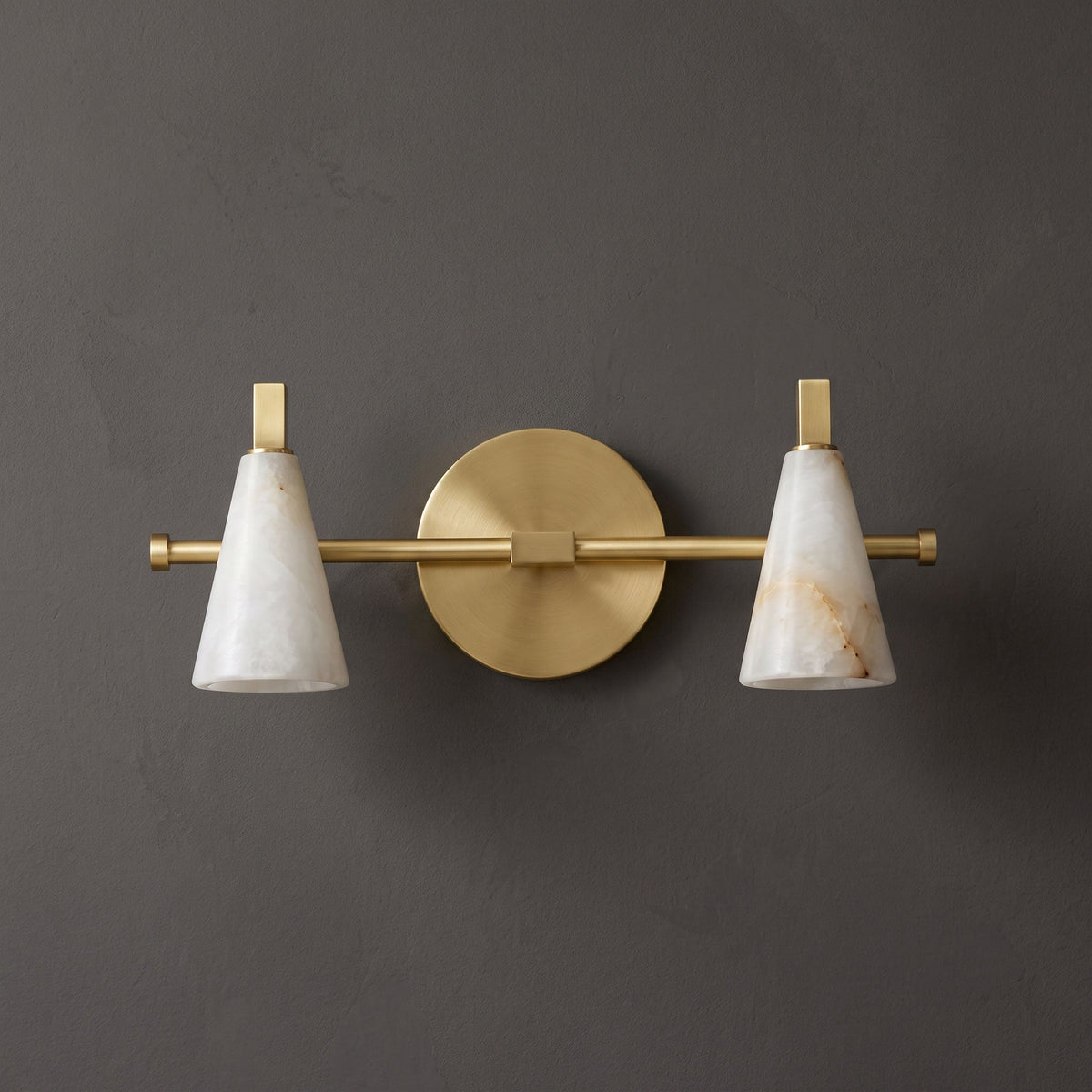 Bradley Vanity Alabaster Wall Sconce