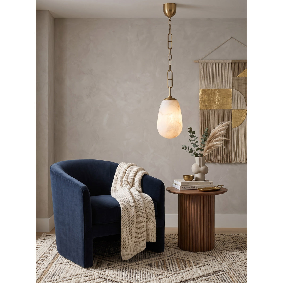 Bruckner Alabaster Pendant Lamp
