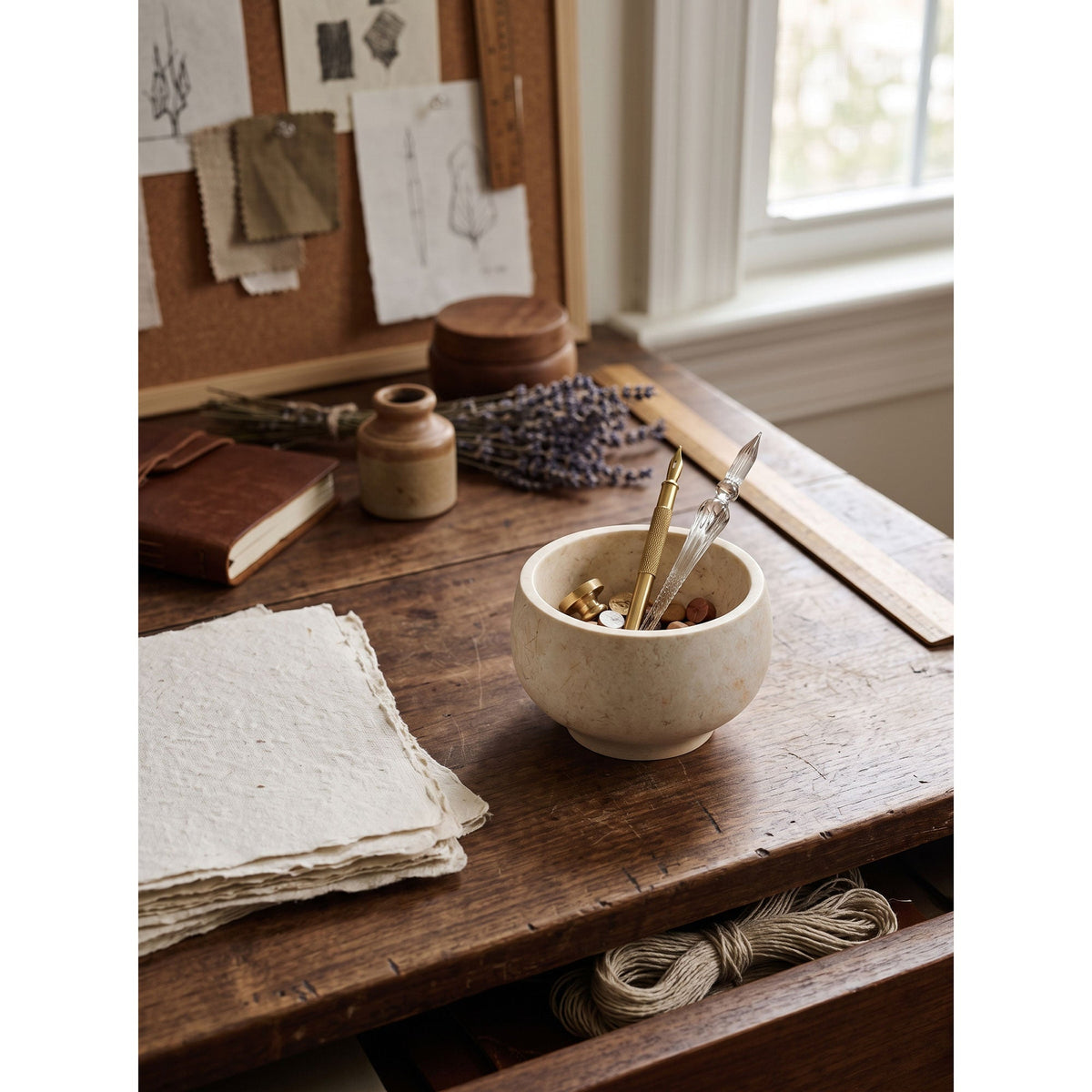 Calma Marble Catchall Bowl