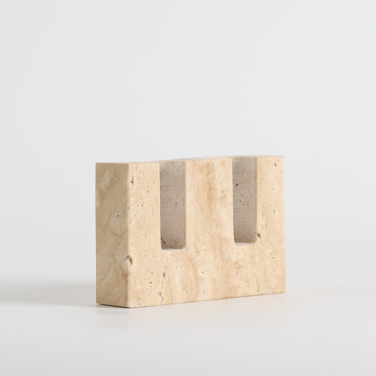 Canyon Marble Double Candle Holder