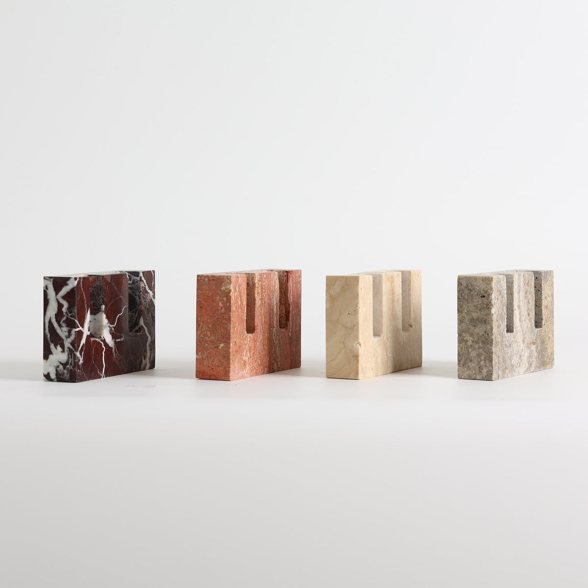 Canyon Marble Double Candle Holder