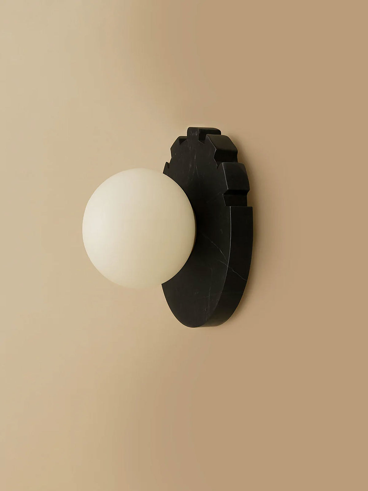 Checkered Disc Wall Sconce