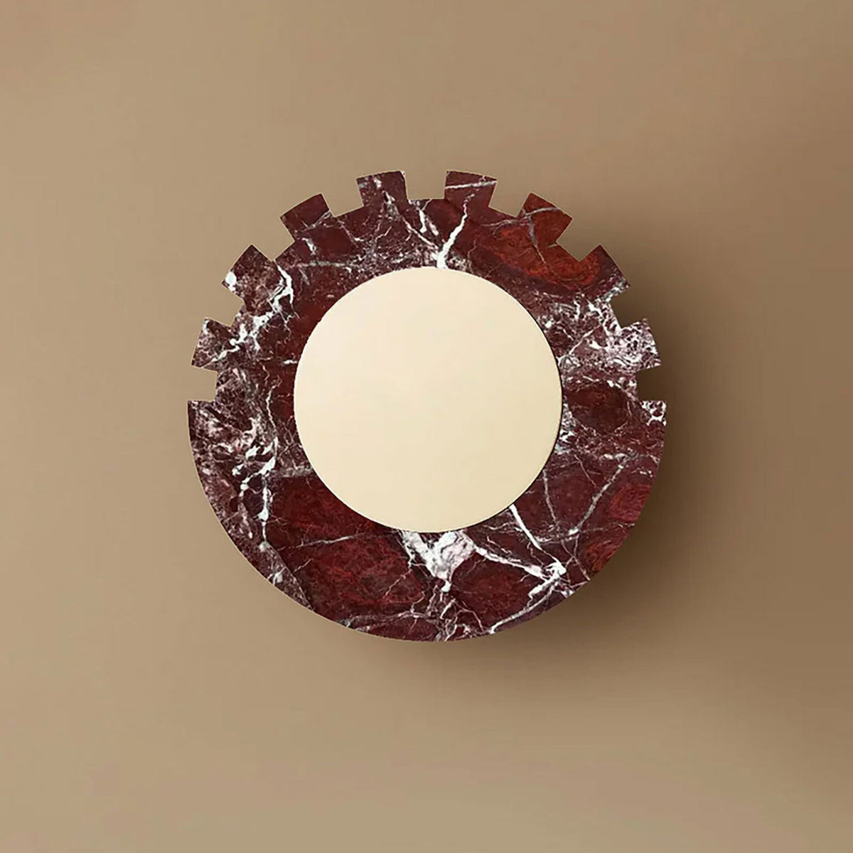 Checkered Disc Wall Sconce