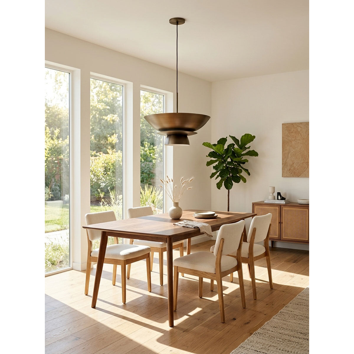 Colin King Torchiere Pendant Lamp