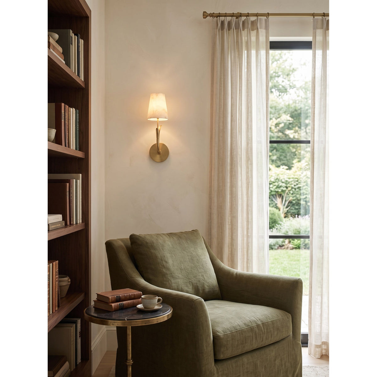Deering Alabaster Wall Sconce