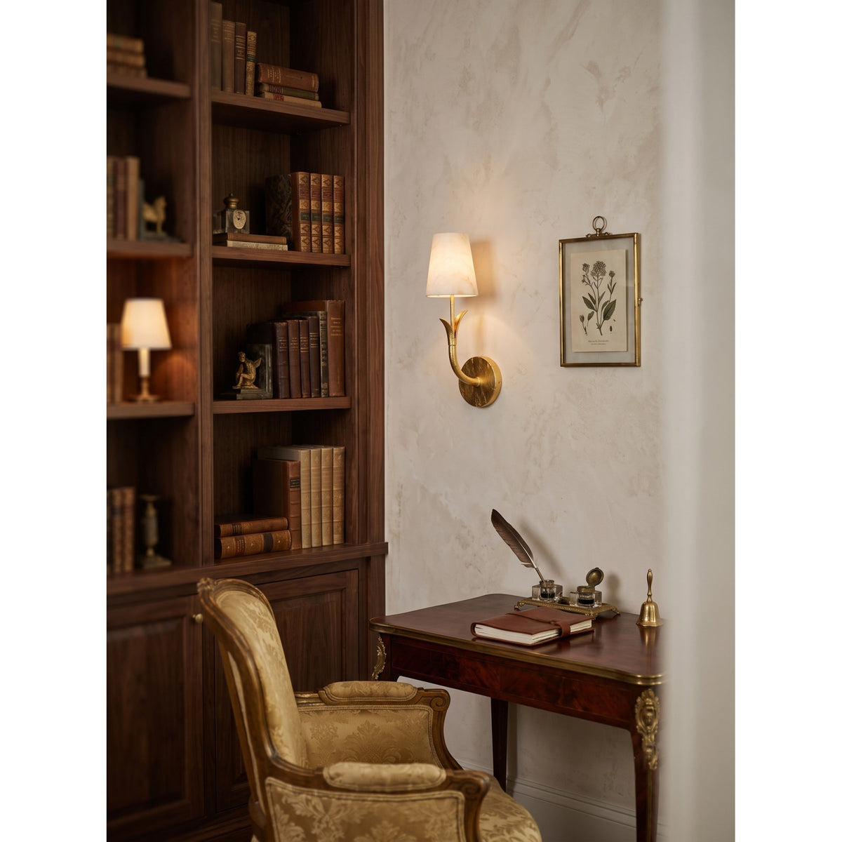 Deering Alabaster Wall Sconce