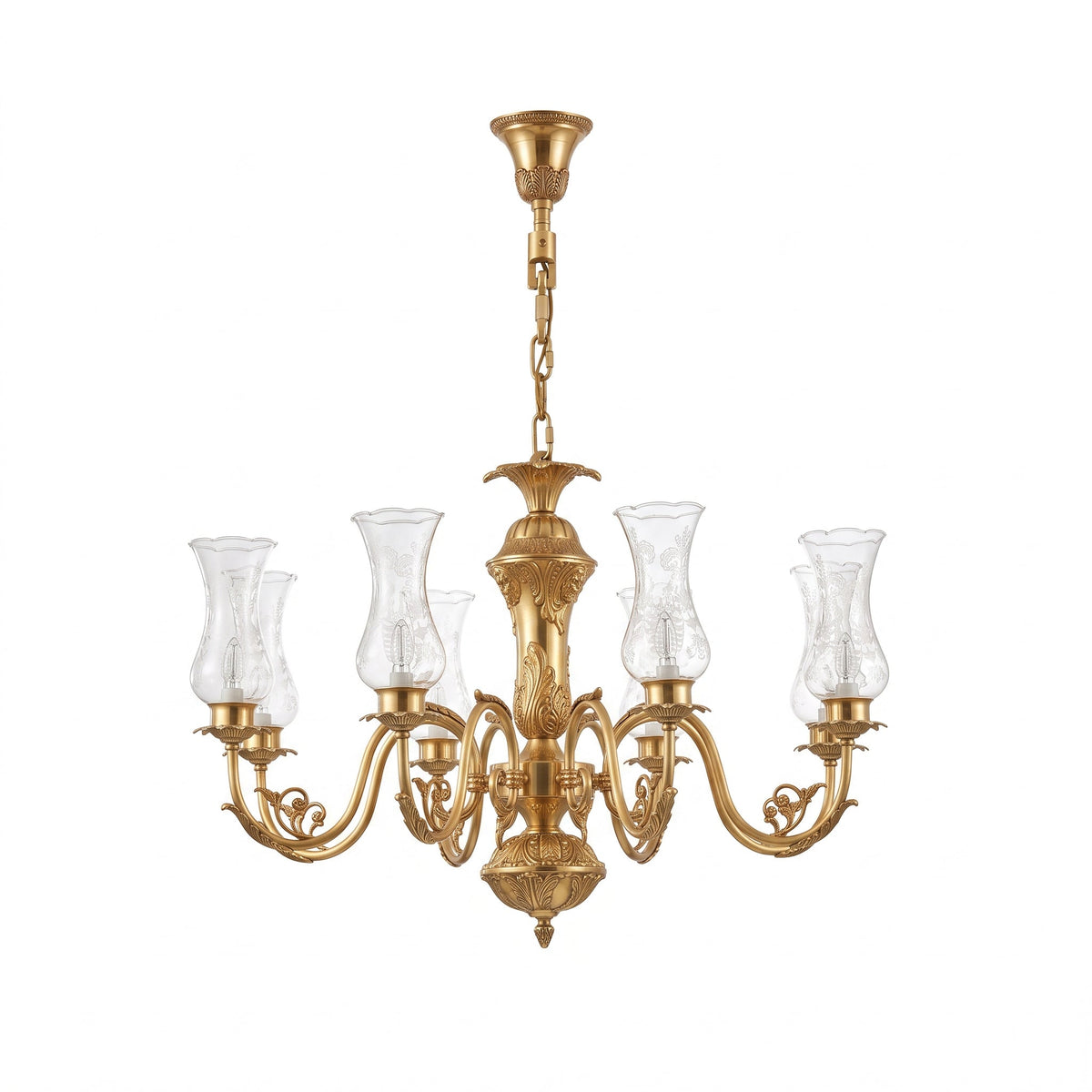 Delray Palm Chandelier