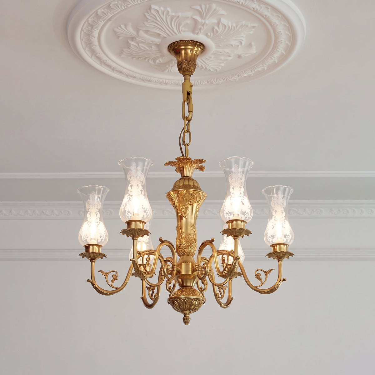 Delray Palm Chandelier