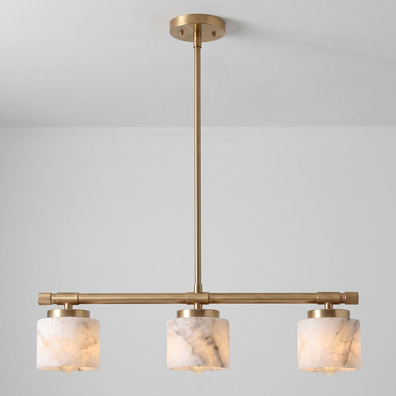 Devon Linear Alabaster Pendant Lamp