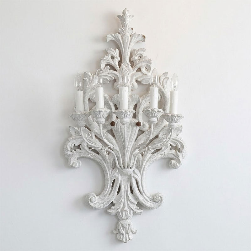 Florentine Wood Wall Lamp