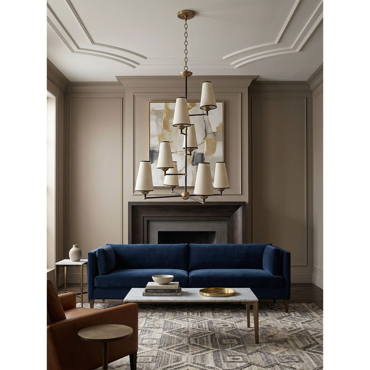 Tiered Tapered Chandelier