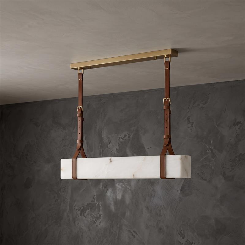 Frozen Alabaster Chandelier