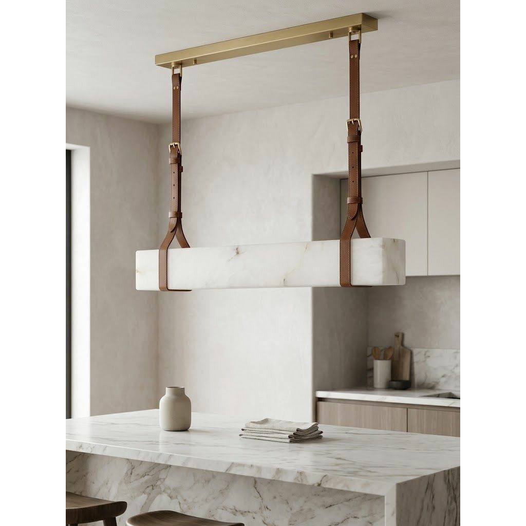 Frozen Alabaster Chandelier