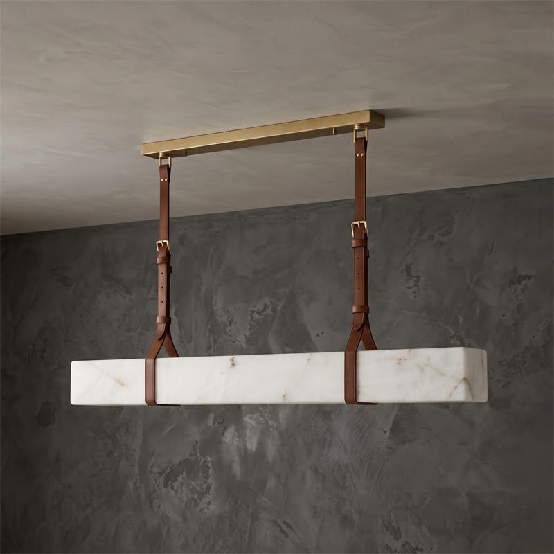 Frozen Alabaster Chandelier