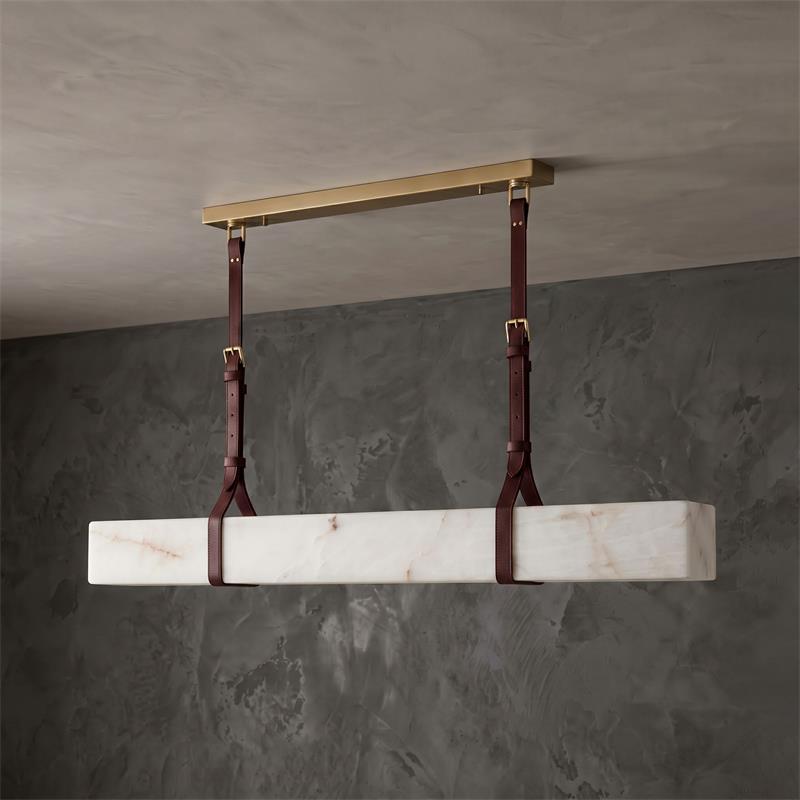 Frozen Alabaster Chandelier