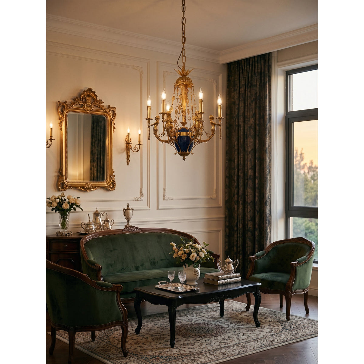 Giacomo Brass Chandelier