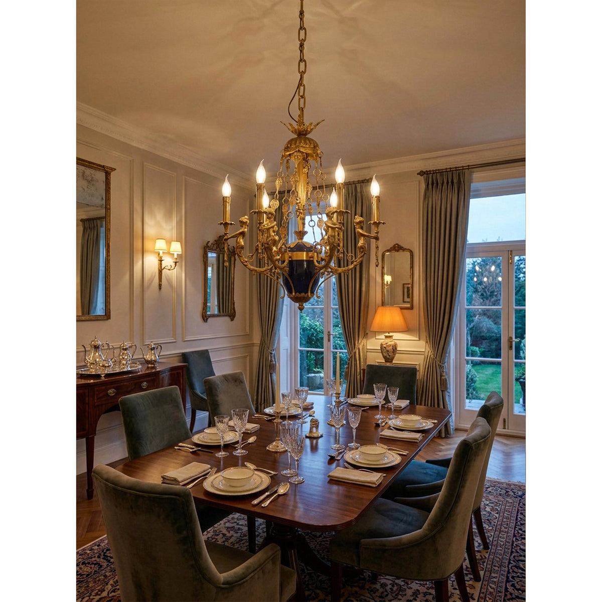 Giacomo Brass Chandelier
