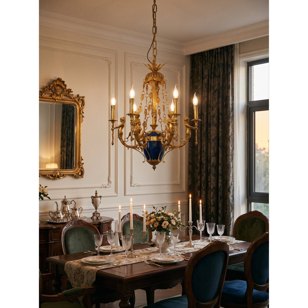 Giacomo Brass Chandelier