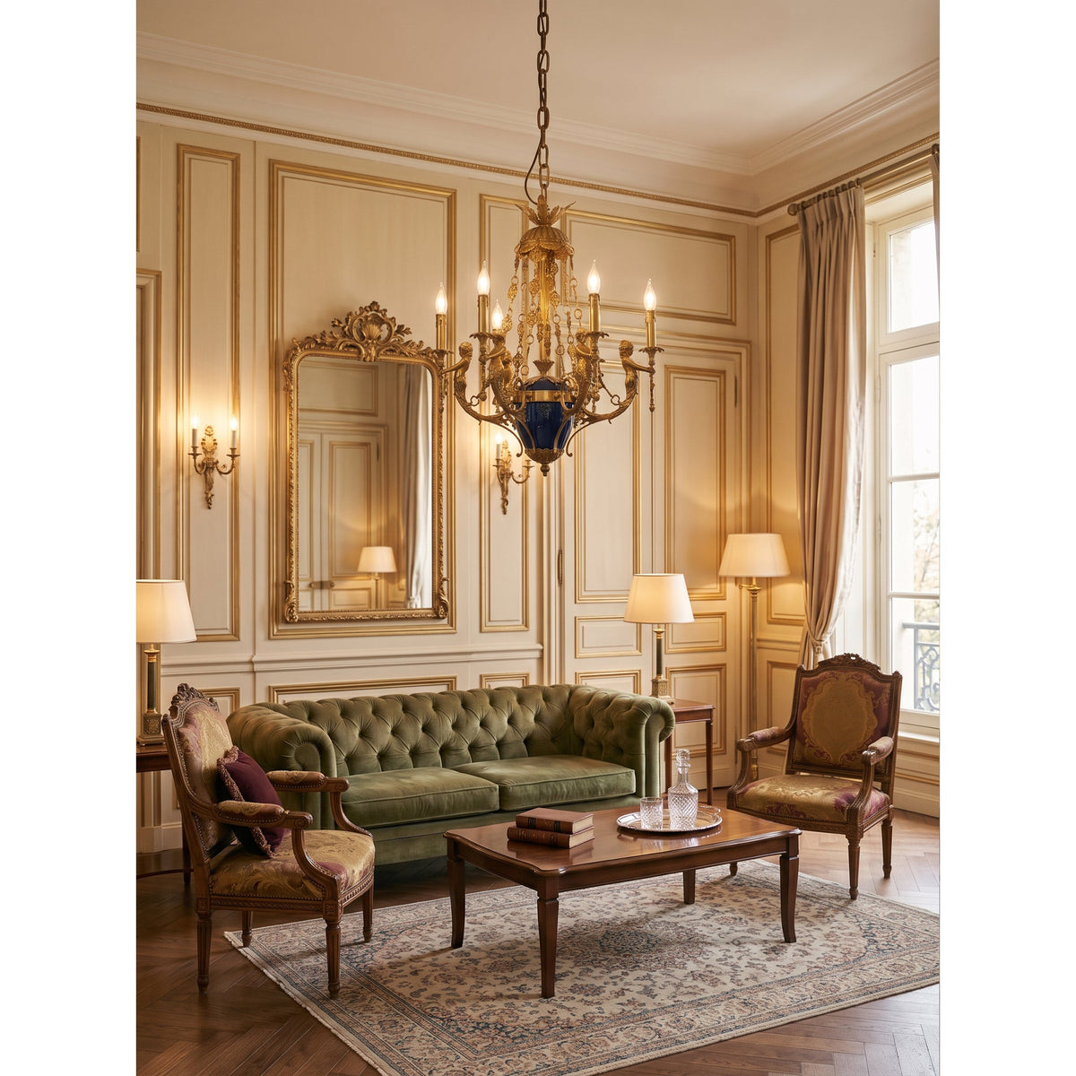 Giacomo Brass Chandelier