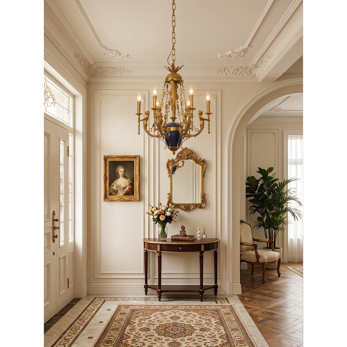 Giacomo Brass Chandelier