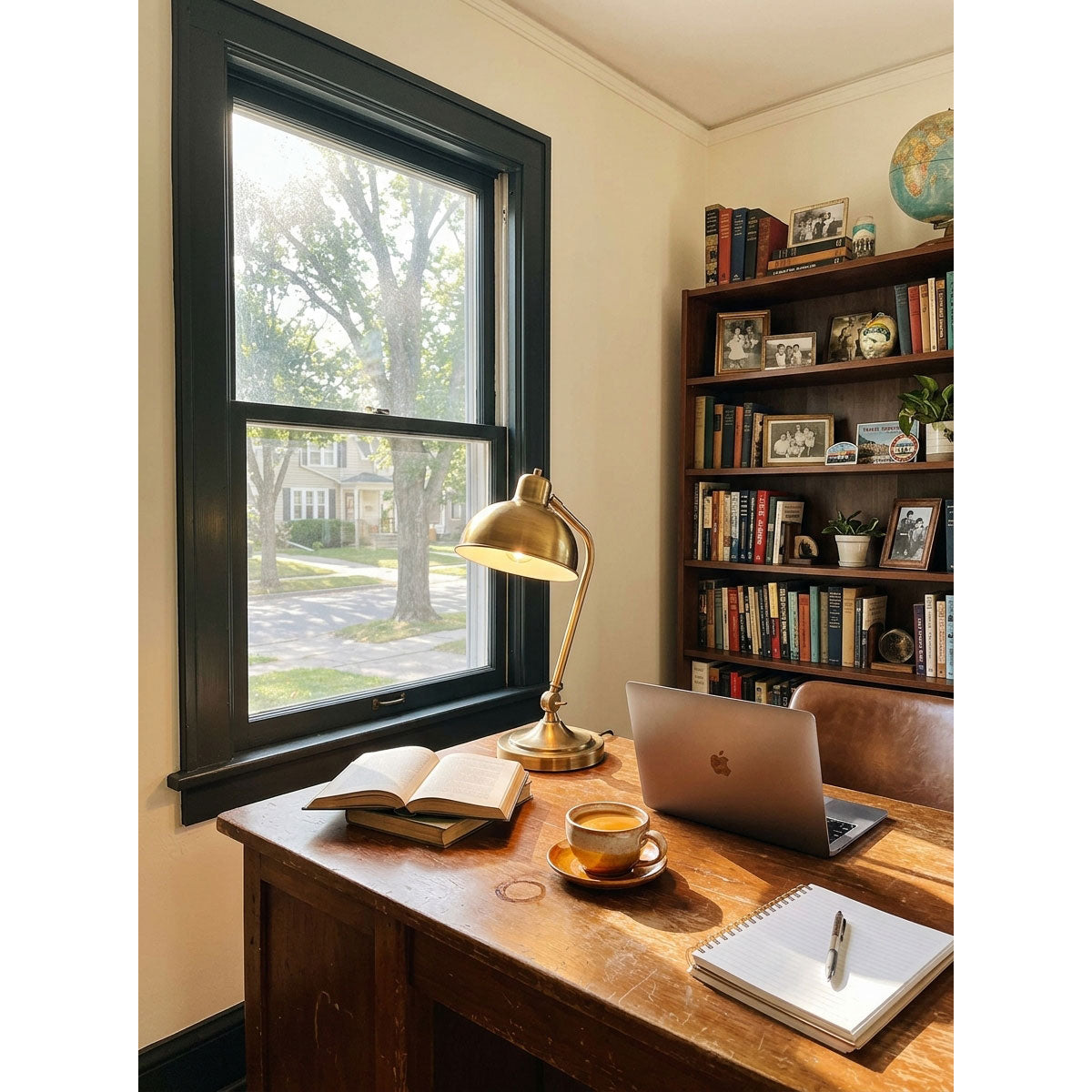 Harvard Brass Table Lamp